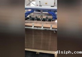 High speed vertical laminating belt chain knife slitting machine video 3